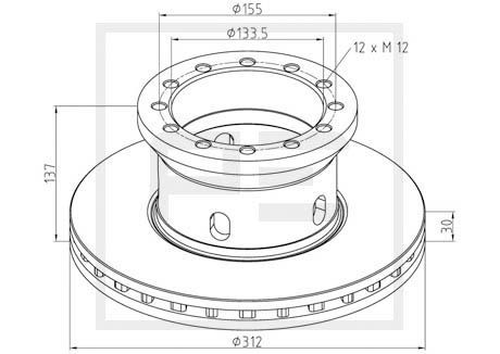 PE AUTOMOTIVE Jarrulevy 106.202-00A